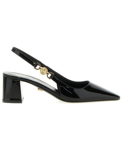 Versace Medusa Court Shoes - Black