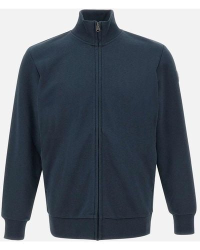 Colmar Connective Cotton Zip Sweatshirt - Blue