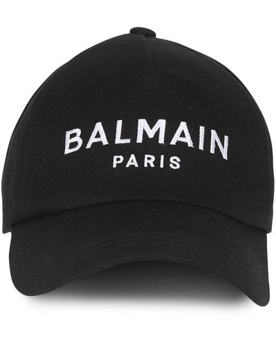 Balmain Cotton Cap - Black