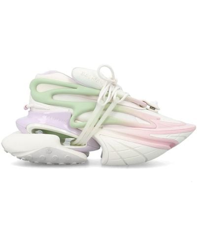 Balmain Unicorn Sneakers With Inserts - Pink