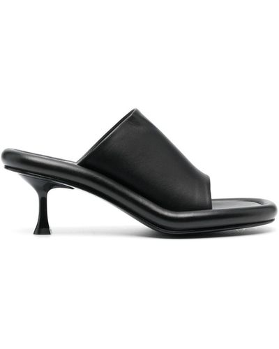 JW Anderson Bumper-tube Leather Mules - Black