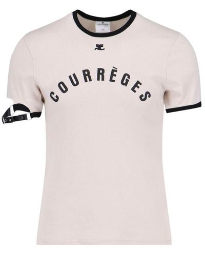 Courreges T-Shirts And Polos - Pink