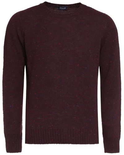 Drumohr Wool And Cashmere Sweater - Purple