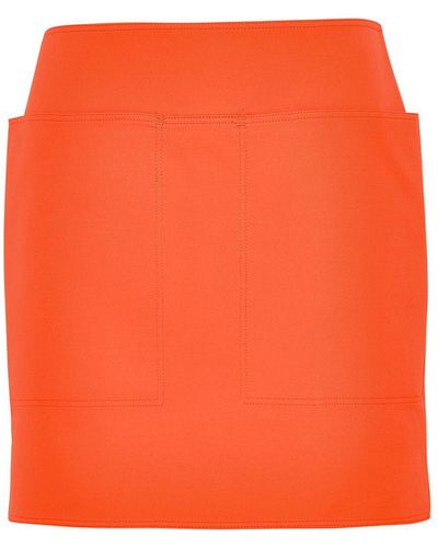 Max Mara Orange Cotton Bevanda Skirt