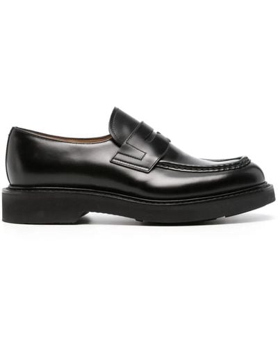 Church's Leather Penny Loafers - Black
