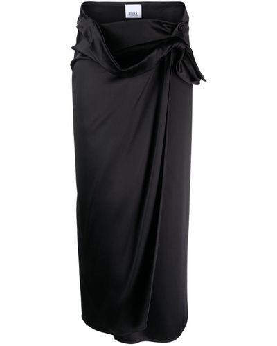 Erika Cavallini Semi Couture Loryan Long Skirt - Black
