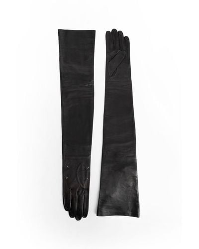 Maison Margiela Long Gloves - Black