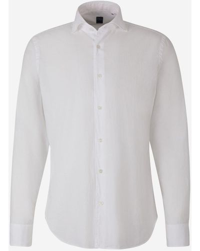 Fedeli Cotton Shirt - White