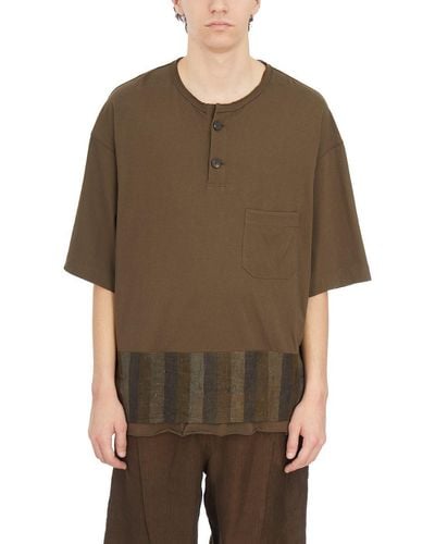 Ziggy Chen T-Shirts & Tops - Brown