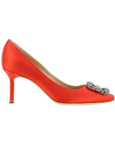 Manolo Blahnik Court Shoes - Red
