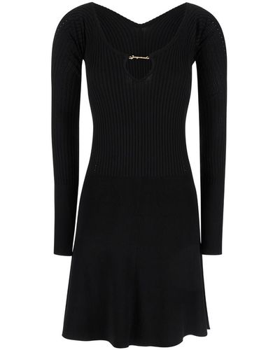 Jacquemus 'La Mini Robe Pralu' Mini Dress - Black