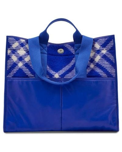 Burberry Shopping Check Lifestyle Blue