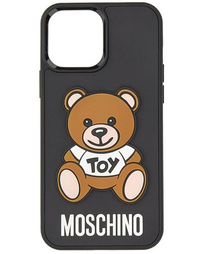 Moschino Case For Iphone 13 Pro Max - Black