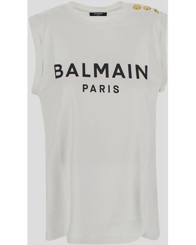 tildeling Rose Trænge ind Balmain T-shirts for Women | Online Sale up to 64% off | Lyst