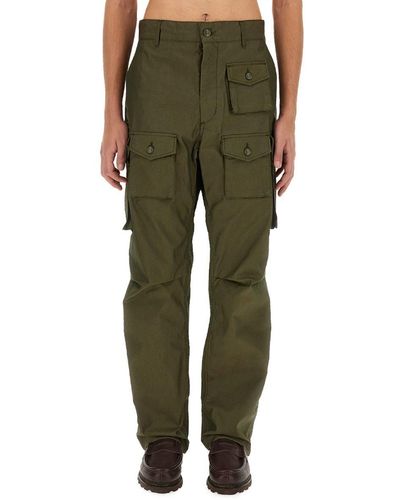 Engineered Garments Trousers Fa - Green