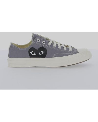 COMME DES GARÇONS PLAY Comme Des Garçons Play X Converse 70s Canvas Low-top Trainers - Grey