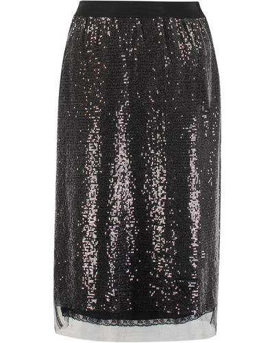 Prada Sequin Skirt - Black