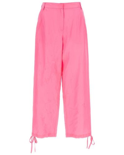 MSGM Carrot Trousers - Pink