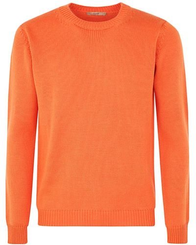 Roberto Collina Long Sleeved Round Neck Clothing - Orange