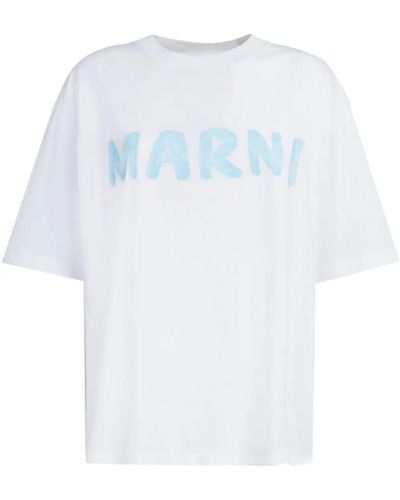 Marni T-shirt With Print - White