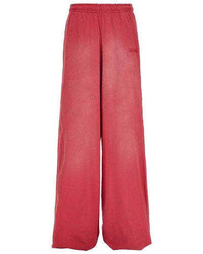 Vetements Trousers - Red