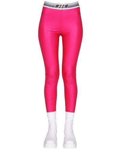 MSGM "active" leggings - Pink