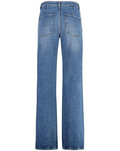 Rabanne 5-Pocket Straight-Leg Jeans - Blue