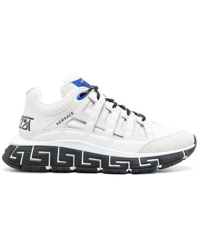 White Versace Sneakers for Men | Lyst