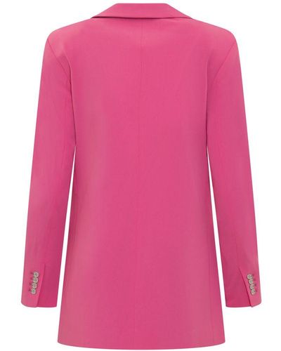 Michael Kors Single-breasted Blazer Jacket - Pink
