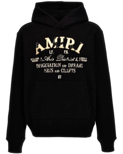 Amiri Distressed Arts District Sweatshirt - Black