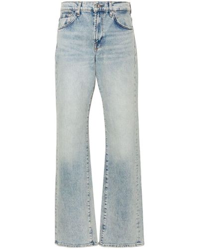 7 For All Mankind Tess Wide-leg Denim Jeans - Blue