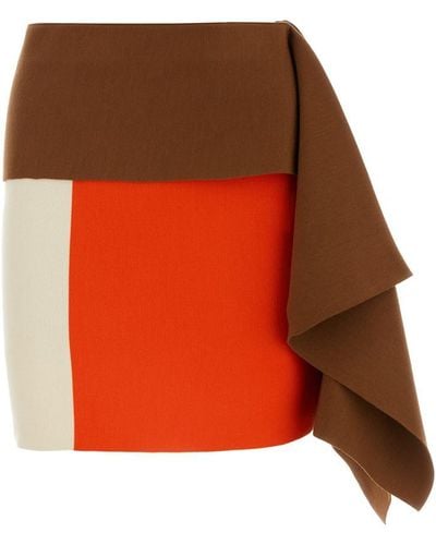 Fendi Skirts - Orange