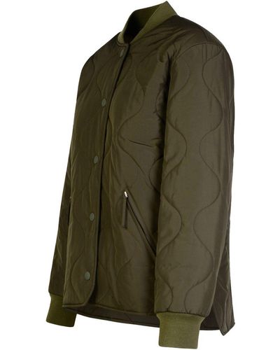 A.P.C. 'Camila' Military Khaki Polyester Jacket - Green
