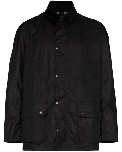 Barbour Ashby Wax Jacket Clothing - Black