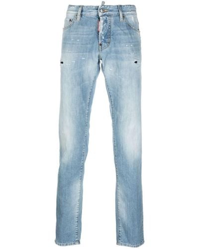 DSquared² Low-rise Slim-fit Jeans - Blue