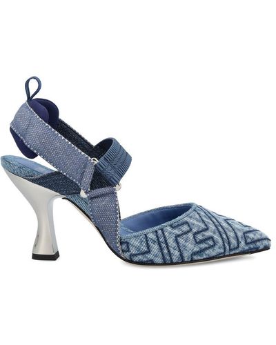 Fendi Low Shoes - Blue