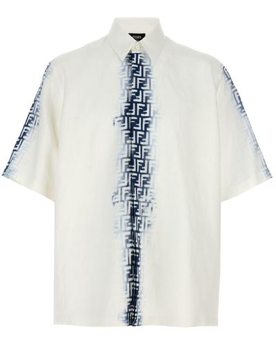 Fendi Ff Shirt, Blouse - White