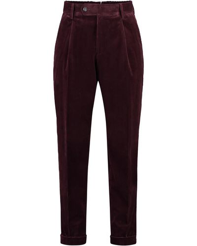BOSS Corduroy Trousers - Red