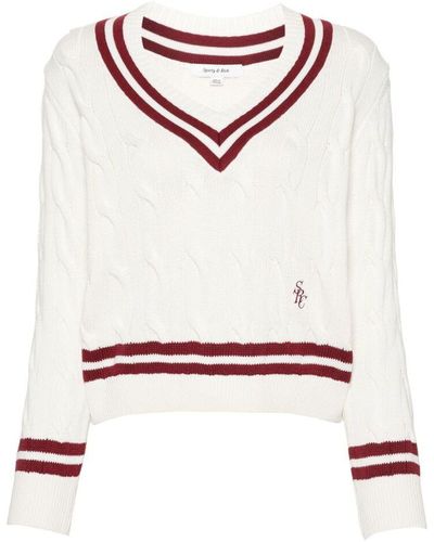 Sporty & Rich Sweaters - White