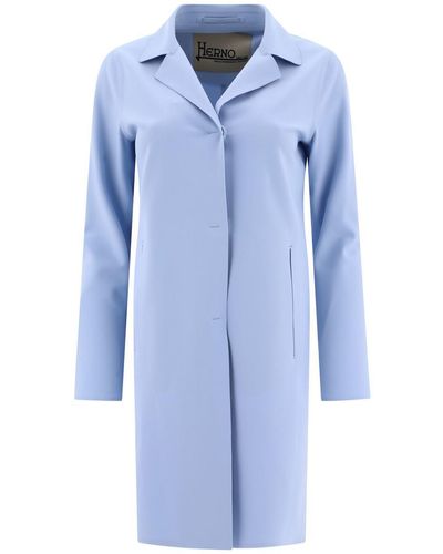 Herno First-Act Pef Coat - Blue