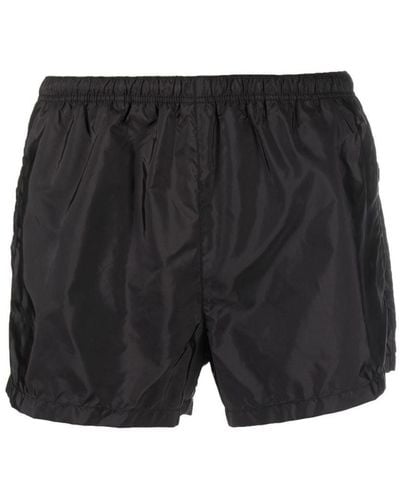 Prada Logo-print Swim Shorts - Black