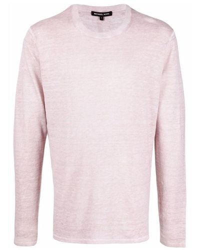 Michael Kors Cold Dye Linen Crew - Pink