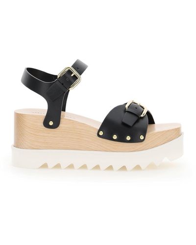 Stella McCartney Sneakelyse Platform Sandals - Black