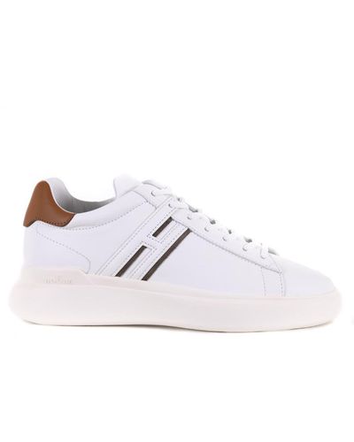 Hogan H580 Leather Sneakers - White
