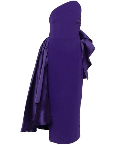 Solace London Nala Midi Dress - Purple