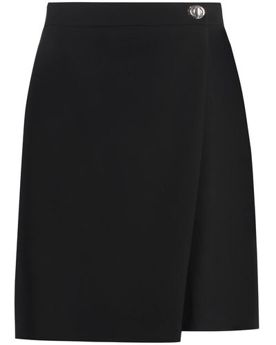BOSS Asymmetric Wrap Skirt - Black