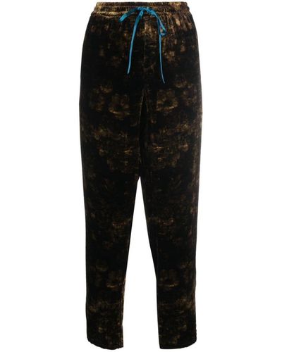 Pierre-Louis Mascia Women's Silk Trousers Blue main image 0