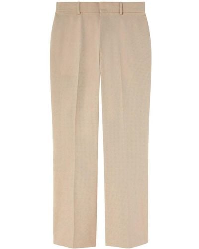 Palm Angels Flared Trousers - Natural