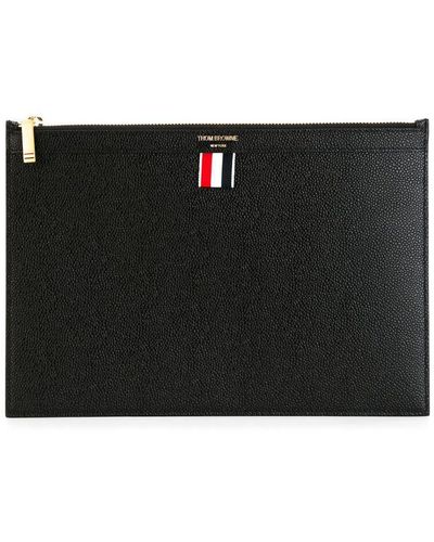 Thom Browne Small Leather Goods - Black