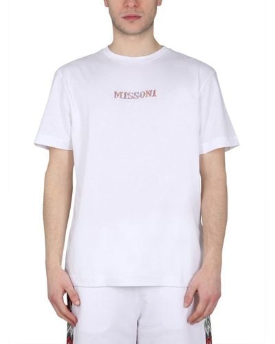 Missoni T-shirt With Logo - White